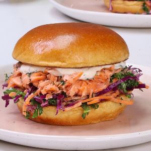 Pulled Zalmfilet warmgerookt pak 500 gr.